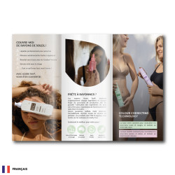 Flyer Azure Tan 3-luik 30st FRANS