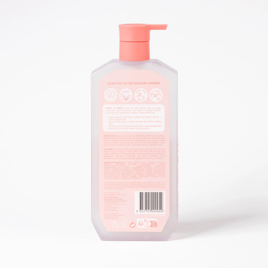 Streak Free Self Tan Gel CLEAR 500ml, Azure Tan 